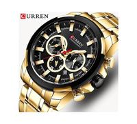 (G B Bo x)CURREN Herrenuhren Top-Marke Große Sportuhr Luxus Herren Militär Stahl Quarz Armbanduhren