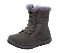 g-comfort Damen Lammfell Stiefel Grau für Damen, oliv, Größe 40 EU