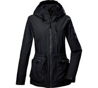 G.I.G.A. DX Damen Funktionsjacke/Outdoorjacke wasserdicht mit Kapuze GS 55 WMN JCKT, schwarz, 38, 42710-000