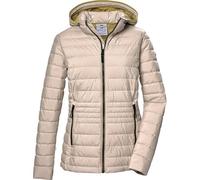 Steppjacke "GS 69 WMN QLTD JCKT", Damen, Gr. 38, beige (hellbeige), Oberstoff: 100% Polyester, Futter: 100% Polyester (recycelt), Wattierung: 100% Polyester, G.I.G.A. DX BY KILLTEC, sportlich, Jacken,