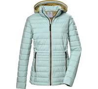 Steppjacke "GS 69 WMN QLTD JCKT", Damen, Gr. 42, blau (helltürkis), Oberstoff: 100% Polyester, Futter: 100% Polyester (recycelt), Wattierung: 100% Polyester, G.I.G.A. DX BY KILLTEC, sportlich, Jacken,