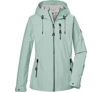 G.I.G.A. DX Damen Softshelljacke/Outdoorjacke mit Kapuze GS 74 WMN SFTSHLL JCKT, light aquaverde, 42, 43052-000