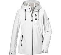G.I.G.A. DX Damen Softshelljacke/Outdoorjacke mit Kapuze GS 74 WMN SFTSHLL JCKT, gebrochenes weiss, 44, 43052-000