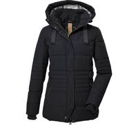 G.I.G.A. DX Damen Steppjacke mit abzippbarer Kapuze/Funktionsjacke in Daunenoptik GW 25 WMN QLTD JCKT, schwarz, 46, 39930-000