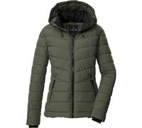 Steppjacke "GW 32 WMN QLTD JCKT", Damen, Gr. 50, grün (olivgrün), Oberstoff: 100% Polyester (recycelt), Futter: 100% Polyester (recycelt), Wattierung: 100% Polyester, G.I.G.A. DX BY KILLTEC, sportlich