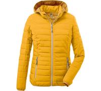 G.I.G.A. DX by killtec Damen Jacke Uyaka - Casual Funktionsjacke in Daunenoptik mit abzippbarer Kapu gebranntes gelb 34 (4066224011198)