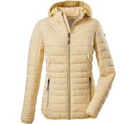 Steppjacke G.I.G.A. DX BY KILLTEC "Uyaka Stripe" Gr. 36, gelb (hellgelb) Damen Jacken Steppjacken (50712563-36)