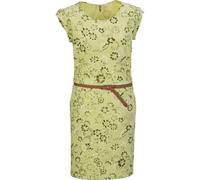 Sommerkleid "GS 43 WMN DRSS", Damen, Gr. 34, Normalgrößen, grün (hellgrün), Oberstoff: 93% Baumwolle, 7% Viskose, G.I.G.A. DX BY KILLTEC, sportlich, Kleider, Kleid mit floralem Print, Bindegürtel, 100