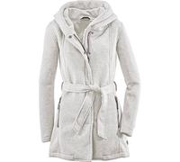 G.I.G.A. DX by killtec Damen Mantel Frydara - Casual Knit Parka mit Kapuze und Gürtel, gebonded mit Antipilling Microfleece (3106100) 40 gebrochenes weiss