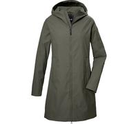 Parka "GS 57 WMN PRK", Damen, Gr. 44, grün (olivgrün), Oberstoff: 100% Polyester, Futter: 100% Polyester (recycelt), G.I.G.A. DX BY KILLTEC, sportlich, Jacken, Wetterfester Damenparka, urban, atmungsa