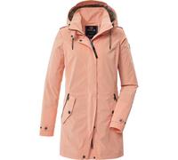 Parka "GS 94 WMN PRK", Damen, Gr. 44, koralle, Obermaterial: 100% Polyester;Futter: 100% Polyester, G.I.G.A. DX BY KILLTEC, Jacken Parka, Funktionsparka mit verstellbarer Kapuze und Autolock-Reißversc