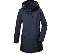Softshellparka "GS 95 WMN SFTSHLL PRK", Damen, Gr. 46, blau (navy), Oberstoff: Oberseite: 100% Polyester (recycelt), Rückseite: 100% Polyester (recycelt), G.I.G.A. DX BY KILLTEC, sportlich, Jacken, Wa