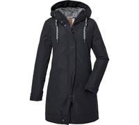 Parka "GW 13 WMN PRK", Damen, Gr. 38, blau (navy), Oberstoff: 88% Polyester, 12% Baumwolle, Futter: 100% Polyester, Wattierung: 100% Polyester, G.I.G.A. DX BY KILLTEC, sportlich, Jacken, Wasserabweise