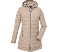 G.I.G.A. DX Damen Steppparka mit Kapuze/Funktionsparka in Daunenoptik GW 20 WMN QLTD PRK, hellbeige, 42, 39844-000