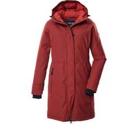 Parka "GW 22 WMN PRK", Damen, Gr. 42, rot (feuerrot), Oberstoff: 88% Polyester, 12% Baumwolle, Futter: 100% Polyester (recycelt), Wattierung: 100% Polyester, G.I.G.A. DX BY KILLTEC, sportlich, Jacken,