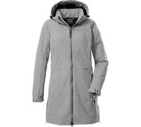 G.I.G.A. DX Damen Softshellparka/Parka mit abzippbarer Kapuze GW 34 WMN SFTSHLL PRK, hellgrau, 44, 43541-000