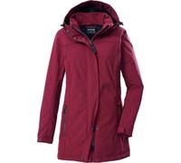 Softshellparka "GW 36 WMN SFTSHLL PRK", Damen, Gr. 46, rot (bordeaux), Oberstoff: Oberseite: 100% Polyester, Rückseite: 100% Polyester, G.I.G.A. DX BY KILLTEC, sportlich, Jacken, Softshellparka: wasse