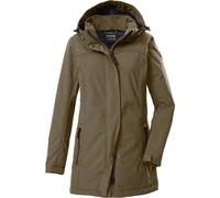 Softshellparka "GW 36 WMN SFTSHLL PRK", Damen, Gr. 46, braun (schlamm), Oberstoff: Oberseite: 100% Polyester, Rückseite: 100% Polyester, G.I.G.A. DX BY KILLTEC, sportlich, Jacken, Softshellparka: wass