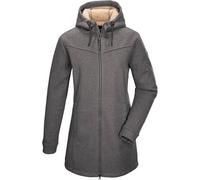 G.I.G.A. DX Damen Strickfleeceparka/Fleecejacke mit Kapuze GW 37 WMN KNTFLC PRK, anthrazit, 50, 43546-000