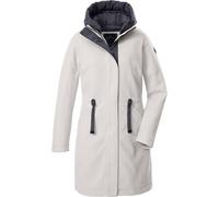 G.I.G.A. DX Damen Fleece Parka/Mantel mit abknöpfbarer Kapuze GW 46 WMN PRK, grau-melange, 44, 41988-000