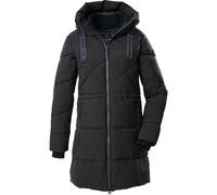 Steppmantel "GW 56 WMN QLTD PRK", Damen, Gr. 44, schwarz, Oberstoff: 100% Polyester, Futter: 100% Polyester (recycelt), Wattierung: 100% Polyester, G.I.G.A. DX BY KILLTEC, sportlich, Mäntel, Wasserabw
