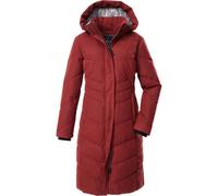 Steppmantel "GW 61 WMN QLTD CT", Damen, Gr. 40, rot (feuerrot), Oberstoff: 88% Polyester, 12% Baumwolle, Futter: 100% Polyester (recycelt), Füllung: 100% Polyester, G.I.G.A. DX BY KILLTEC, Mäntel, Dam