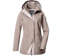 Funktionsjacke "GW 78 WMN JCKT", Damen, Gr. 40, beige (hellbeige), Oberstoff: Oberseite: 100% Polyester, Rückseite: 100% Polyester, Futter: 100% Polyester (recycelt), G.I.G.A. DX BY KILLTEC, sportlich