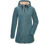 Fleecejacke "GW 82 WMN FLC PRK", Damen, Gr. 38, jade, Oberstoff: Oberseite: 100% Polyester, Rückseite: 100% Polyester, G.I.G.A. DX BY KILLTEC, Jacken, Fleeceparka mit Teddyfell, 2-Wege-Reißverschluss,