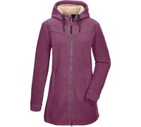 Fleecejacke "GW 82 WMN FLC PRK", Damen, Gr. 38, lila (orchidee), Oberstoff: Oberseite: 100% Polyester, Rückseite: 100% Polyester, G.I.G.A. DX BY KILLTEC, sportlich, Jacken, Fleeceparka mit Teddyfell, 