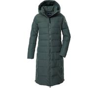 G.I.G.A. DX Damen Steppmantel/Steppparka/Funktionsmantel in Daunenoptik mit Kapuze GW 88 WMN QLTD CT, dunkel blaugrün, 38, 43534-000