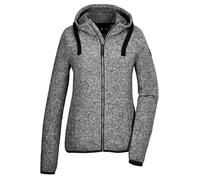 G.I.G.A. DX by killtec Damen Strickfleecejacke/Fleecejacke mit Kapuze GW 52 WMN KNTFLC JCKT, schwarz, 42, 42233-000