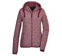 G.I.G.A. DX by killtec Damen Strickfleecejacke/Fleecejacke mit Kapuze GW 52 WMN KNTFLC JCKT, weinrot, 40, 42233-000
