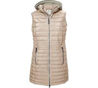 Steppweste "GS 70 WMN QLTD VST", Damen, Gr. 36, beige (hellbeige), Oberstoff: 100% Polyester, Futter: 100% Polyester (recycelt), Wattierung: 100% Polyester, G.I.G.A. DX BY KILLTEC, sportlich, Westen,