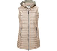 Steppweste "GS 70 WMN QLTD VST", Damen, Gr. 38, beige (hellbeige), Oberstoff: 100% Polyester, Futter: 100% Polyester (recycelt), Wattierung: 100% Polyester, G.I.G.A. DX BY KILLTEC, sportlich, Westen,