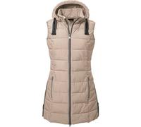 G.I.G.A. DX Damen Steppweste mit abknöpfbarer Kapuze/Funktionsweste in Daunenoptik GW 5 WMN QLTD VST, hellbeige, 44, 41774-000