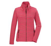 Strickjacke "GS 60 WMN FLX JCKT", Damen, Gr. 42, pink, Oberstoff: 65% Polyester, 32% Viskose, 3% Elasthan, G.I.G.A. DX BY KILLTEC, sportlich, Strickjacken, Gestreifte Damenjacke, Stehkragen, Zipper-Ta