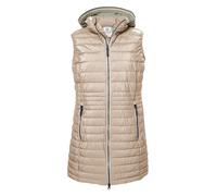 Steppweste "GS 70 WMN QLTD VST", Damen, Gr. 42, beige (hellbeige), Oberstoff: 100% Polyester, Futter: 100% Polyester (recycelt), Wattierung: 100% Polyester, G.I.G.A. DX BY KILLTEC, sportlich, Westen,