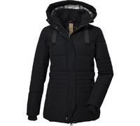 G.I.G.A. DX Damen Steppjacke mit abzippbarer Kapuze/Funktionsjacke in Daunenoptik GW 25 WMN QLTD JCKT, schwarz, 42, 39930-000