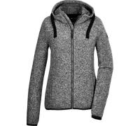 G.I.G.A. DX by Killtec Damen Strickfleecejacke GW 52 mit Kapuze Schwarz Größe 46