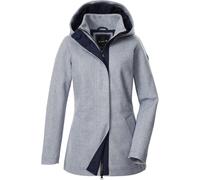 Funktionsjacke "GW 78 WMN JCKT", Damen, Gr. 40, blau (stahlblau), Oberseite: 100% Polyester;Rückseite: 100% Polyester;Futter: 100% Polyester, G.I.G.A. DX BY KILLTEC, Jacken, Wärmende, windabweisende J