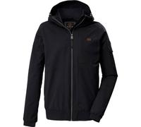 Blouson "GS 107 MN BLSN", Herren, Gr. L, schwarz, Obermaterial: 100% Polyester;Futter: 100% Polyester, G.I.G.A. DX BY KILLTEC, Jacken Blouson, Atmungsaktiv, winddicht, wasserabweisend Blouson mit Kapu