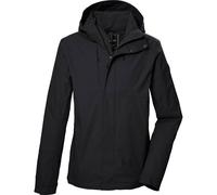 Funktionsjacke "GS 59 MN JCKT", Herren, Gr. 3XL, schwarz, Oberstoff: 100% Polyester, Futter: 100% Polyester (recycelt), G.I.G.A. DX BY KILLTEC, sportlich, Jacken, Herrenjacke im urbanen Look, wasser-