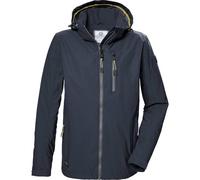 Funktionsjacke "GS 81 MN JCKT", Herren, Gr. L, blau (navy), Oberstoff: 100% Polyester, Futter: 100% Polyester (recycelt), G.I.G.A. DX BY KILLTEC, sportlich, Jacken, Wasserabweisende Herrenjacke, abneh