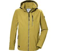 Funktionsjacke "GS 81 MN JCKT", Herren, Gr. L, gelb (senf), Oberstoff: 100% Polyester, Futter: 100% Polyester (recycelt), G.I.G.A. DX BY KILLTEC, sportlich, Jacken, Wasserabweisende Herrenjacke, abneh