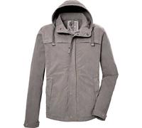 Funktionsjacke "GS 16 MN JCKT GOTS", Herren, Gr. M, grau (stein), Obermaterial: 98% Baumwolle, 2% Elasthan;Futter: 100% Baumwolle, G.I.G.A. DX BY KILLTEC, Jacken, Bio-Baumwolle, Peach Finish, verstell