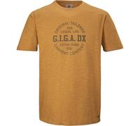 T-Shirt "GS 4 MN TSHRT GOTS", Herren, Gr. L, gelb (curry), Oberstoff 1: 100% Baumwolle (aus biologischem Anbau)/ Oberstoff 2: 95% Baumwolle (aus biologischem Anbau), 5% Elasthan, G.I.G.A. DX BY KILLTE