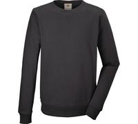 Sweatshirt "GS 7 MN SWT SHRT GOTS", Herren, Gr. L, grau (anthrazit), Oberstoff 1: 100% Baumwolle (aus biologischem Anbau)/ Oberstoff 2: 95% Baumwolle (aus biologischem Anbau), 5% Elasthan, G.I.G.A. DX