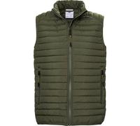 Steppweste "GS 83 MN QLTD VST", Herren, Gr. L, grün (olivgrün), Oberstoff: 100% Polyester (recycelt), Futter: 100% Polyester (recycelt), Wattierung: 100% Polyester, G.I.G.A. DX BY KILLTEC, sportlich,