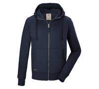 Sweatjacke "GS 8 MN SWT JCKT GOTS", Herren, Gr. L, blau (navy), Oberstoff 1: 100% Baumwolle (aus biologischem Anbau)/ Oberstoff 2: 95% Baumwolle (aus biologischem Anbau), 5% Elasthan, G.I.G.A. DX BY K