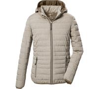 G.I.G.A. DX Damen Steppjacke/Casual Funktionsjacke in Daunenoptik mit abzippbarer Kapuze Uyaka, hellsand, 42, 28041-000